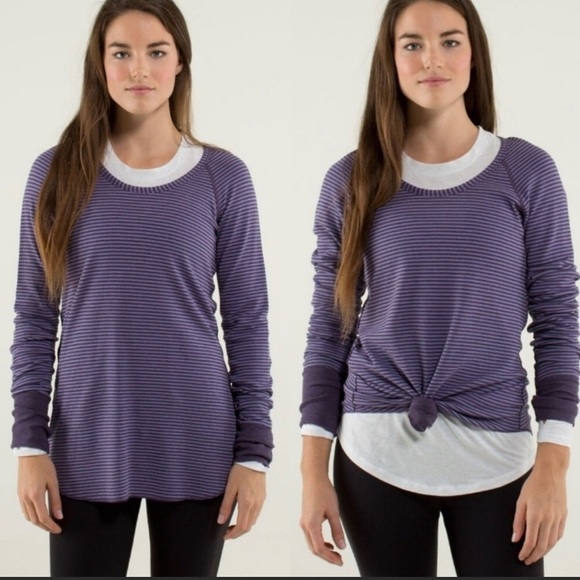 lululemon athletica Tops - Lululemon Open Your Heart Reversible LongSleeve 12